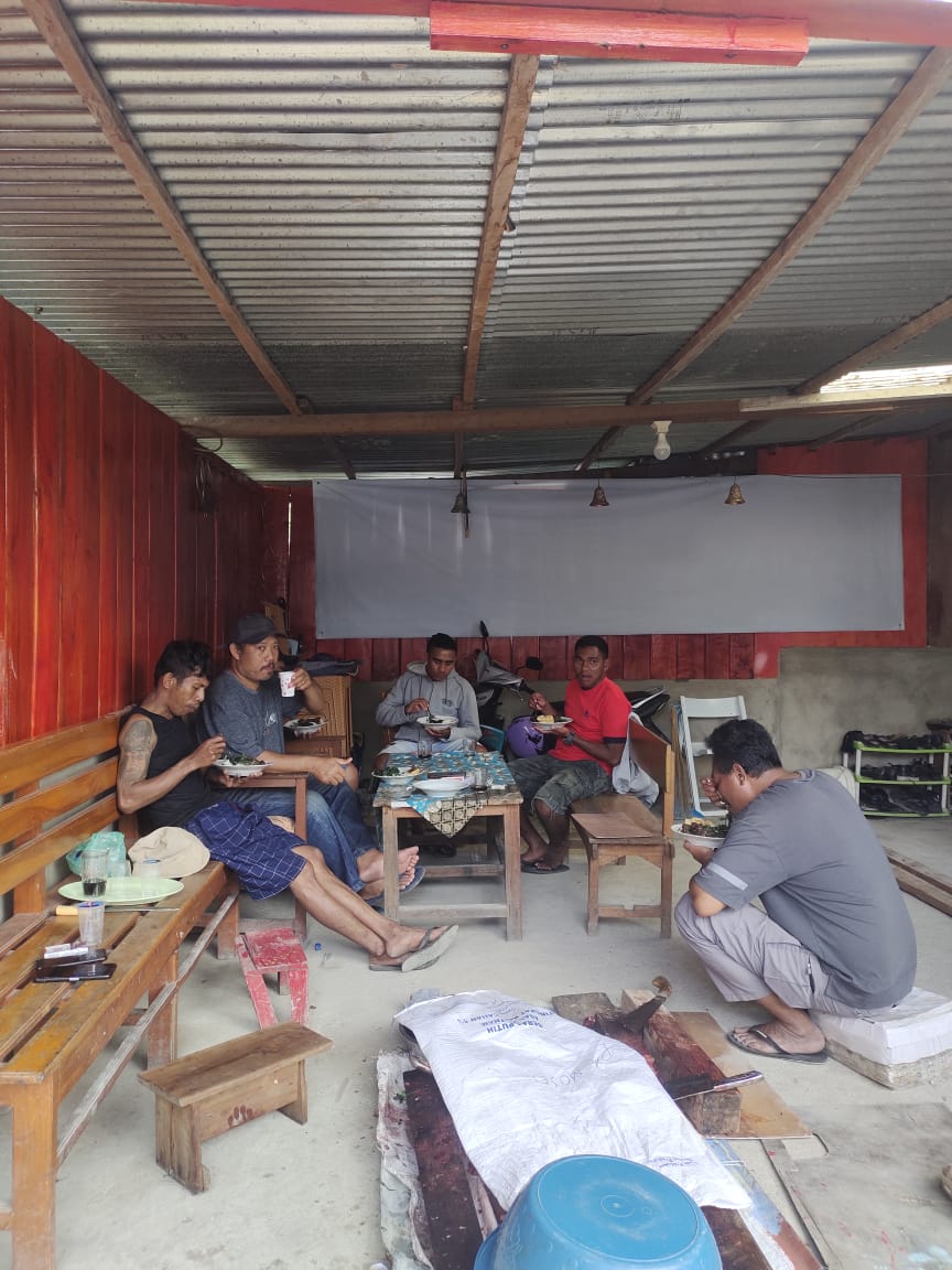 KBG. Santa Monika. Persiapan Bazar RW, 02 Maret 2025